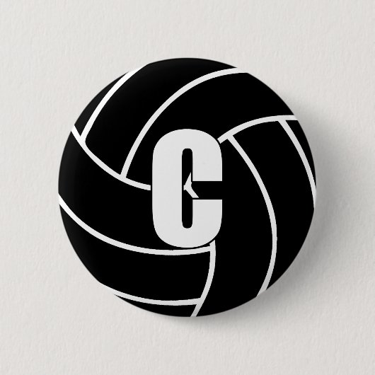 Netball Center C Ronde Button 5,7 Cm (Voorkant)
