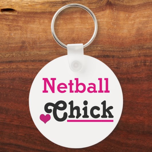 Netball Chick Sleutelhanger (Voorkant)
