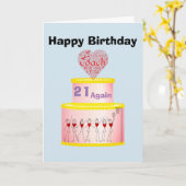 Netball Coach Hartposities Gelukkige Verjaardag Kaart (Gele Bloem)