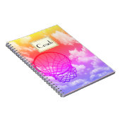 Netball Coach Theme Gepersonaliseerd Notitieboek (Rechterzijde)