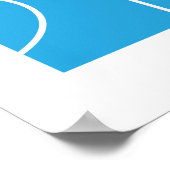 Netball Court Poster (Hoek)