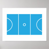 Netball Court Poster (Voorkant)