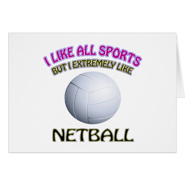 Netball-design (Voorkant Horizontaal)