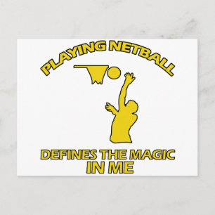 netball-DESIGN Briefkaart