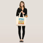 Netball Freaky Freak Grote Tote Bag (Voorkant (model))