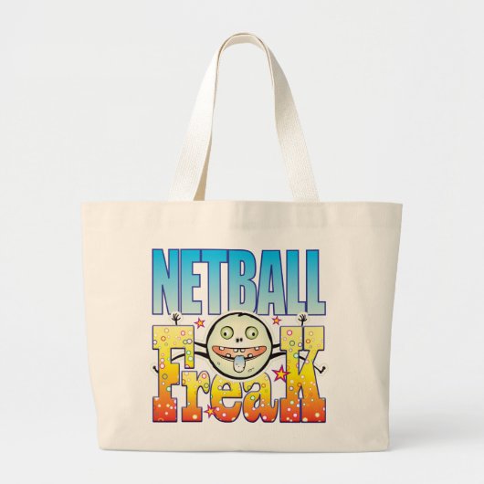 Netball Freaky Freak Grote Tote Bag (Voorkant)