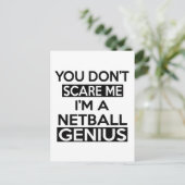 NETBALL GENIUS DESIGN BRIEFKAART (Staand voorkant)