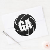 Netball Goal Attack, GA, netball Team Stickers (Envelop)