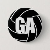 Netball Goal Attack GA Ronde Button 5,7 Cm (Voorkant)