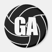 Netball Goal Attack Magneet (Voorkant)