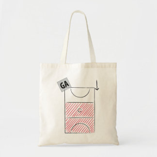 Netball Goal Attack-tas Tote Bag
