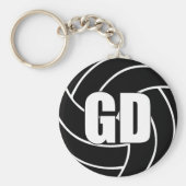 Netball Goal Defense GD Key Ring Sleutelhanger (Voorkant)