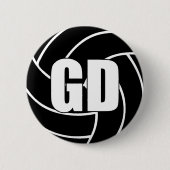Netball Goal Defense GD Ronde Button 5,7 Cm (Voorkant)