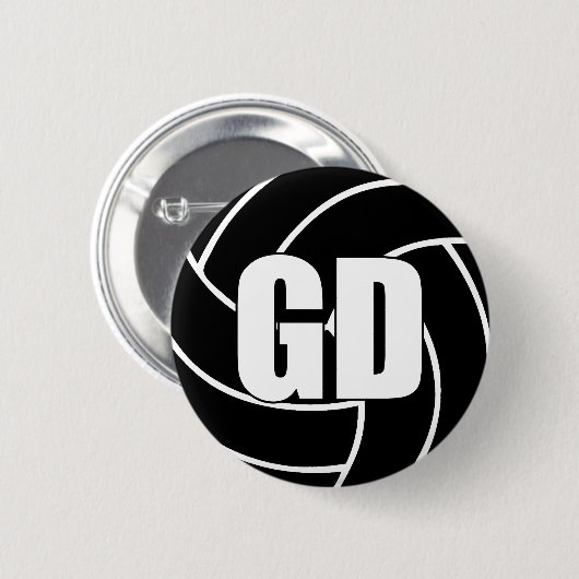 Netball Goal Defense GD Ronde Button 5,7 Cm (Voorkant /achterkant)