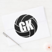 Netball Goal Keeper, GK, Netball Team Stickers (Envelop)