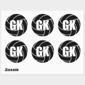 Netball Goal Keeper, GK, Netball Team Stickers (Vel)