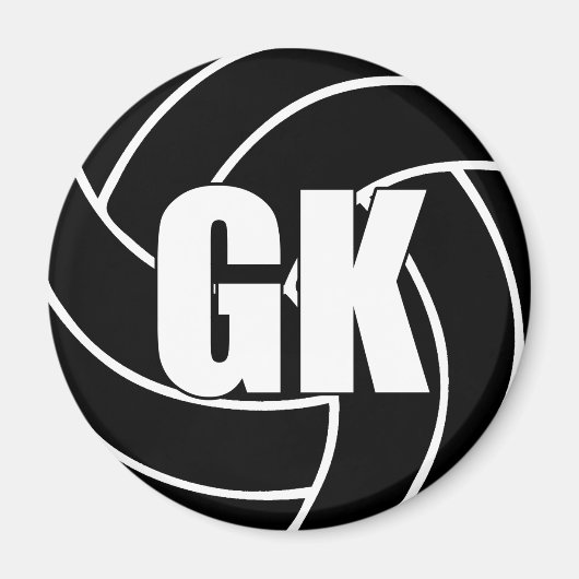 Netball Goal Keeper Magneet (Voorkant)