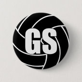 Netball Goal Shooter GS Ronde Button 5,7 Cm (Voorkant)