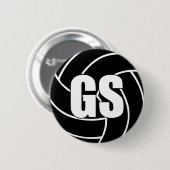 Netball Goal Shooter GS Ronde Button 5,7 Cm (Voorkant /achterkant)