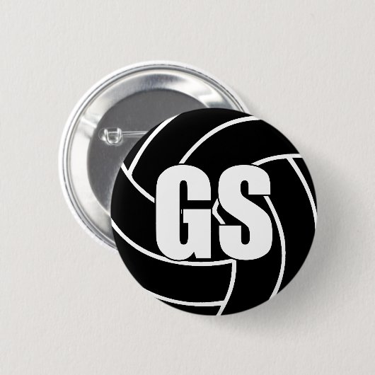 Netball Goal Shooter GS Ronde Button 5,7 Cm (Voorkant /achterkant)