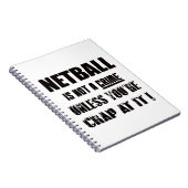 Netball is geen misdaad notitieboek (Rechterzijde)