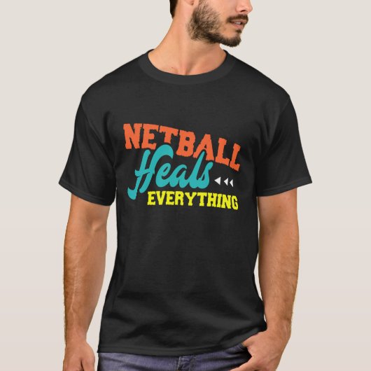 Netball kopt alles t-shirt (Voorkant)