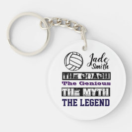Netball Legend Slogan Coach Sleutelhanger