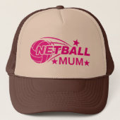 Netball Mum, Netball Trucker Pet (Voorkant)