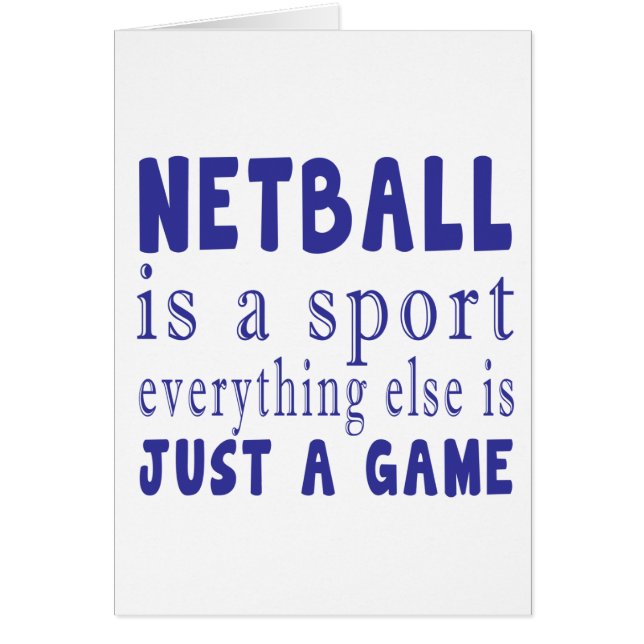 NETBALL NET EEN GAME (Voorkant)