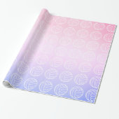 Netball-ontwerp van de standaard cadeaupapier (Uitgerold)