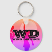 netball Player positie Sleutelhanger (Voorkant)