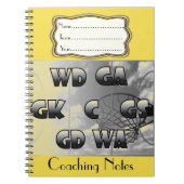Netball Posities Coaching Notes Personalized Notitieboek (Voorkant)