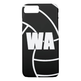 Netball Position WA, Wing Attack iPhone 8/7 Hoesje