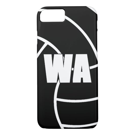 Netball Position WA, Wing Attack Case-Mate iPhone Case (Achterkant)