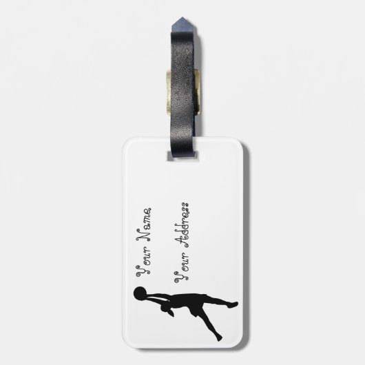 Netball Positioneerontwerp Bagagelabel (Achterkant verticaal)