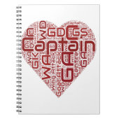 Netball Positioneerontwerp Notitieboek (Voorkant)