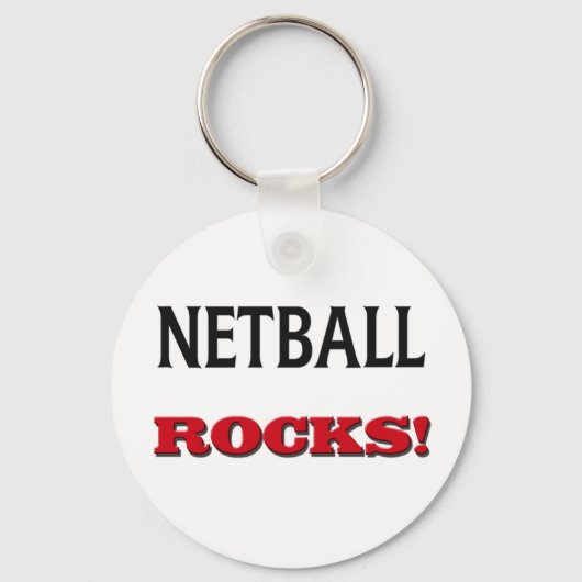 Netball Rocks Sleutelhanger (Voorkant)