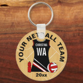  netball sleutelhanger (Voorkant)