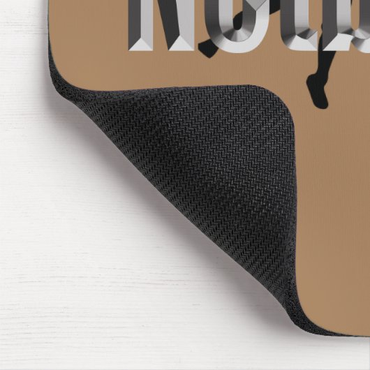 Netball speler en dimensionale naam, muismat (Hoek)