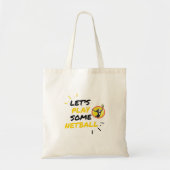 Netball-speler Tote Bag (Voorkant)