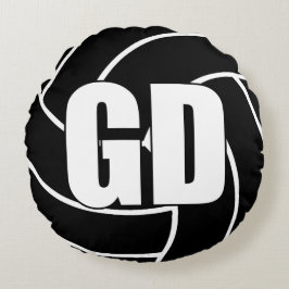 Netball-spelers - Goal Defence - GD Rond Kussen