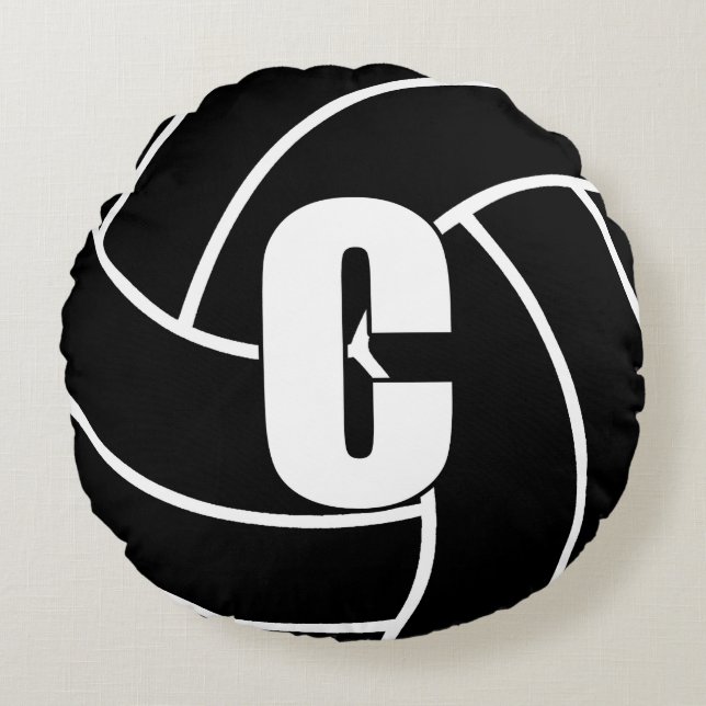 Netball-spelers - Midden - C Rond Kussen (Voorkant)