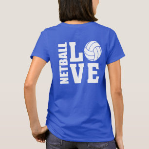 Netball-spelers Ultimate I Love Netball T-shirt