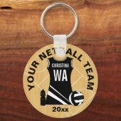  Netball V2 Sleutelhanger (Voorkant)