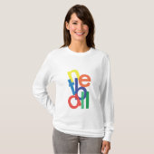 "netball" Vrouwenhoodie T-shirt (Voorkant volledig)