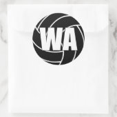 Netball Wing Attack, WA, Netball Team Stickers (Tas)