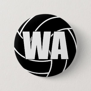 Netball Wing Attack WA Ronde Button 5,7 Cm