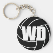 Netball Wing Defence WD Key Ring Sleutelhanger (Voorkant)