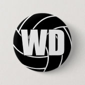 Netball Wing Defence WD Ronde Button 5,7 Cm (Voorkant)