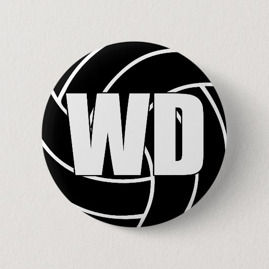 Netball Wing Defence WD Ronde Button 5,7 Cm (Voorkant)